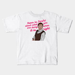 Rosa Parks quote Kids T-Shirt